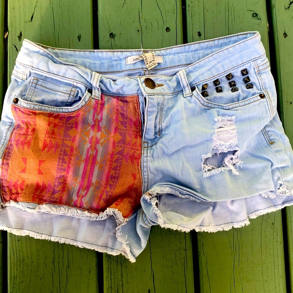 Life in progress denim shorts